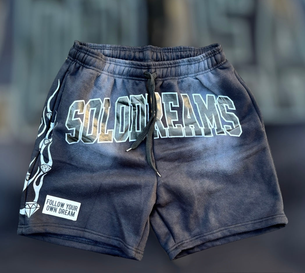 Solodreams Acid wash Shorts